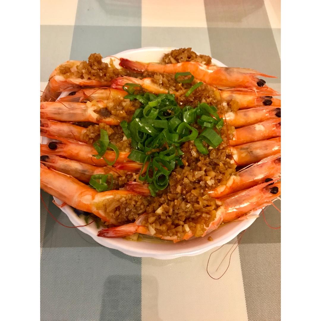 蒜蓉粉丝蒸虾