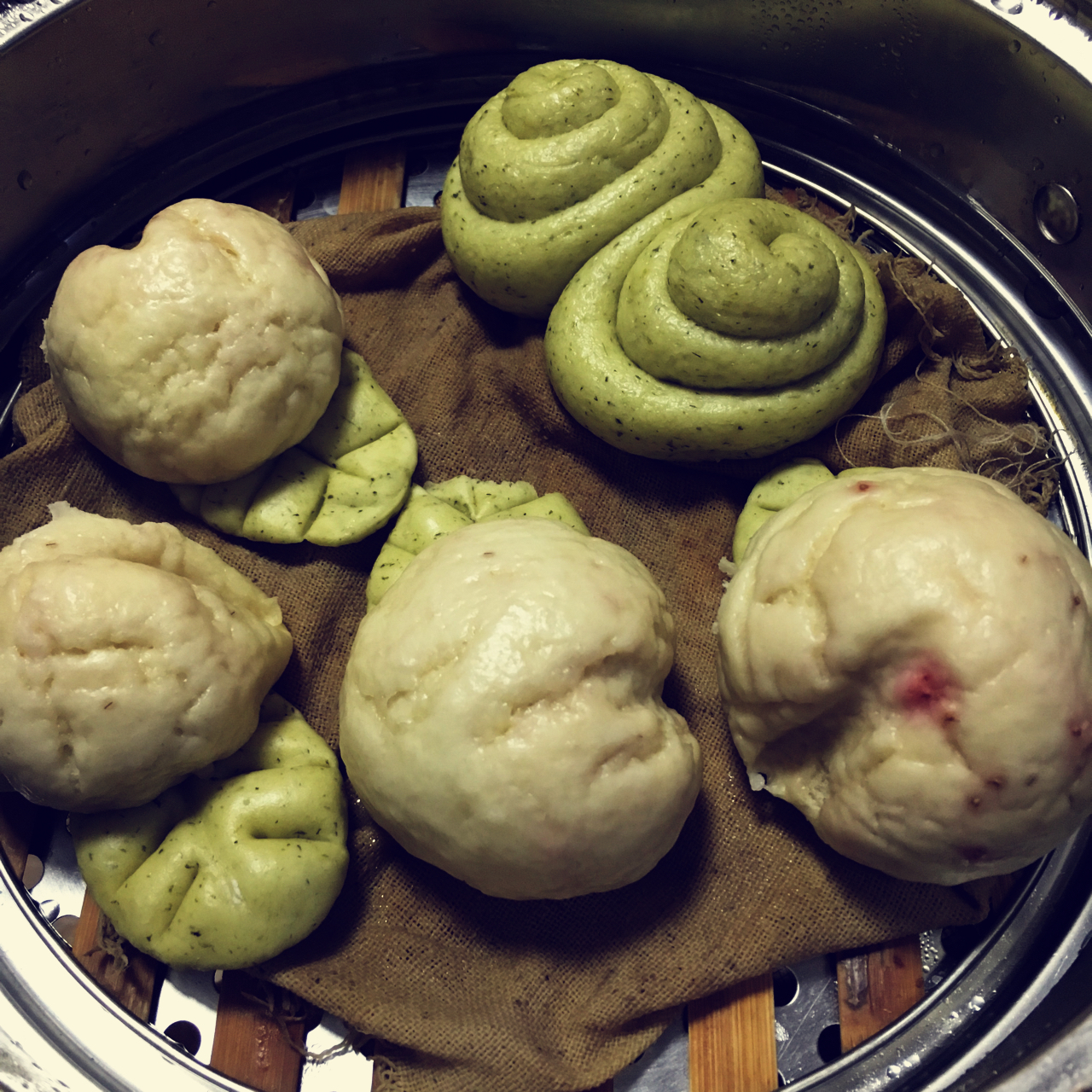 寿桃馒头（水蜜桃馒头）