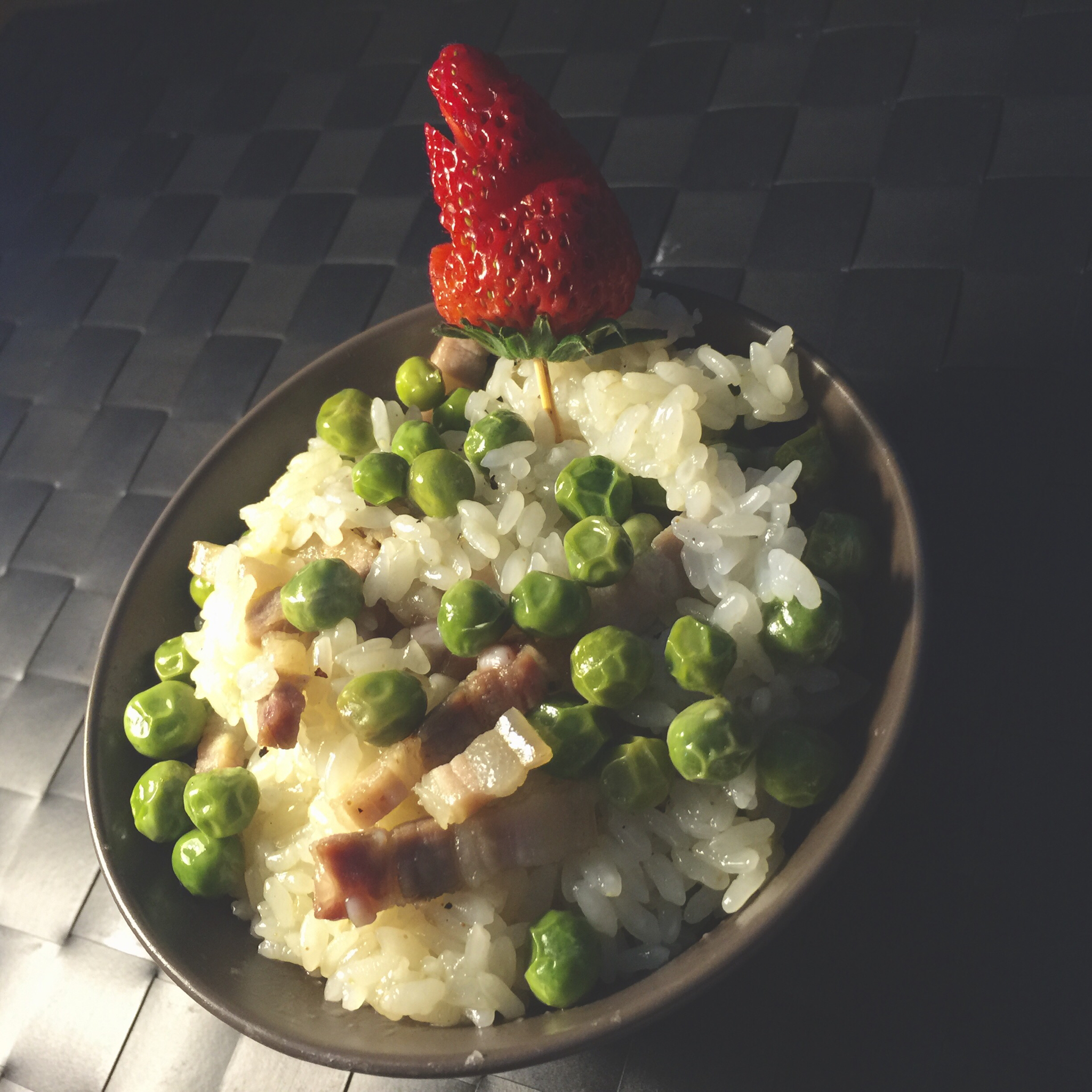 豌豆咸肉糯米饭