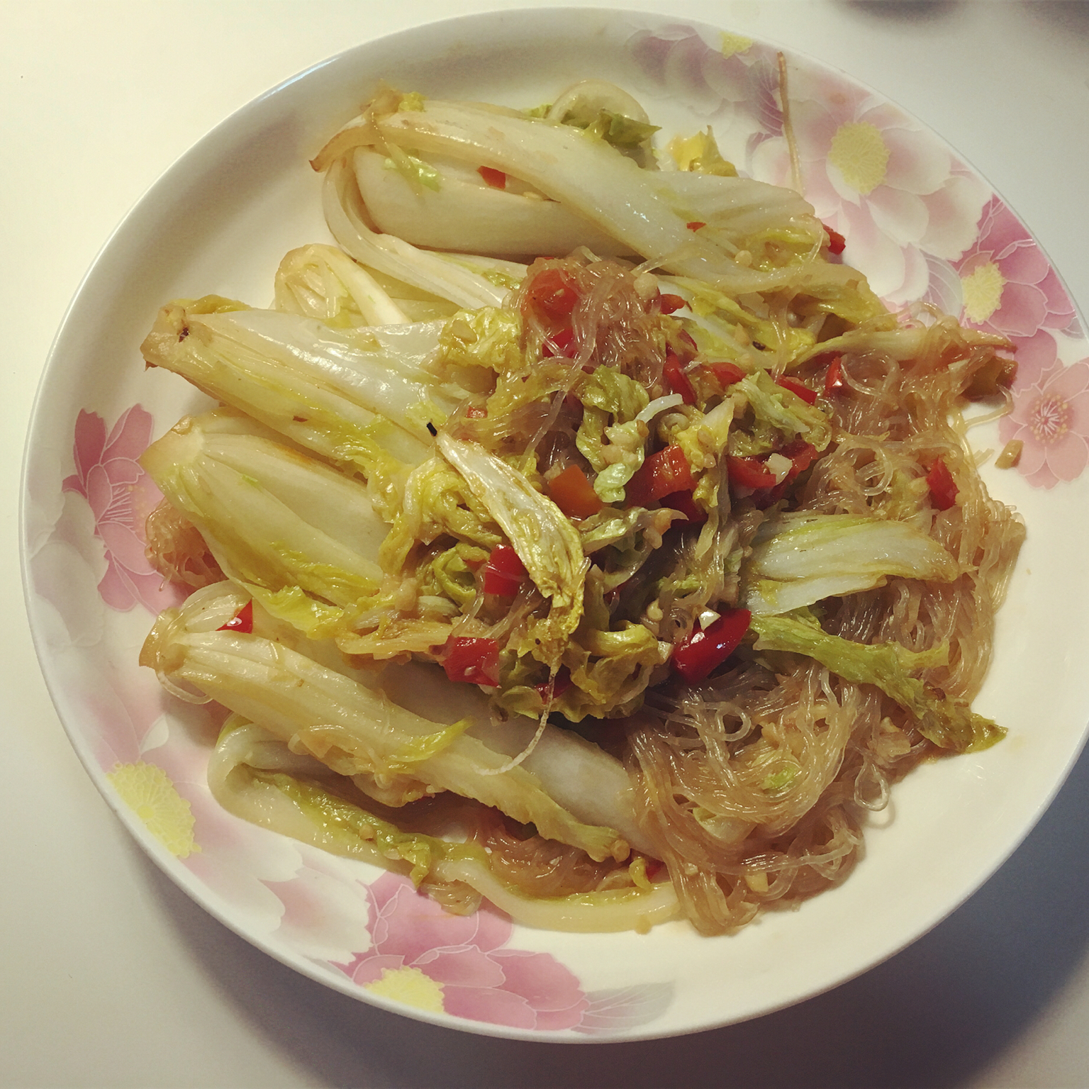 蒜蓉粉丝娃娃菜