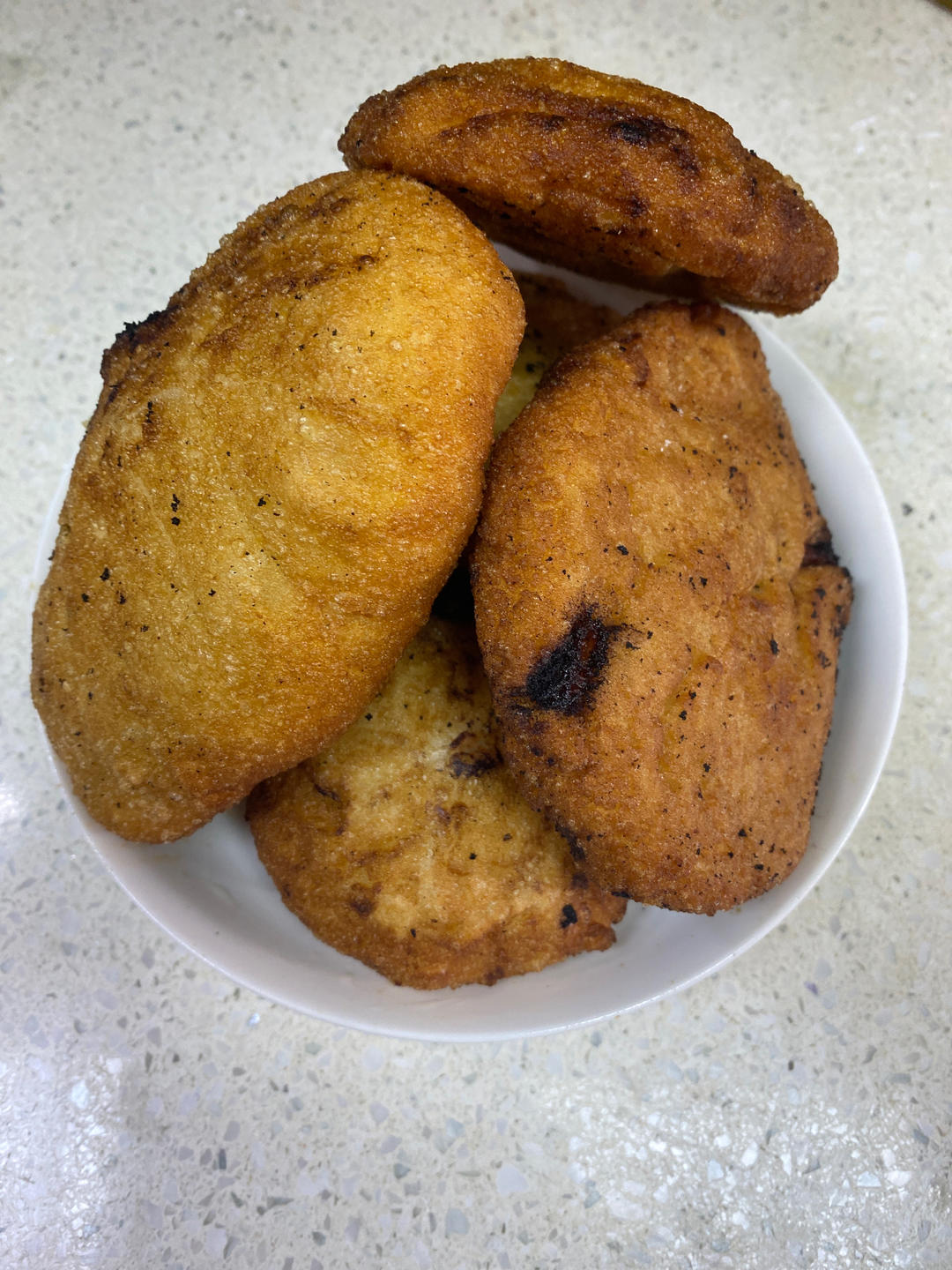 东北油炸糕（糯米粉豆沙馅儿）不翻车很简单