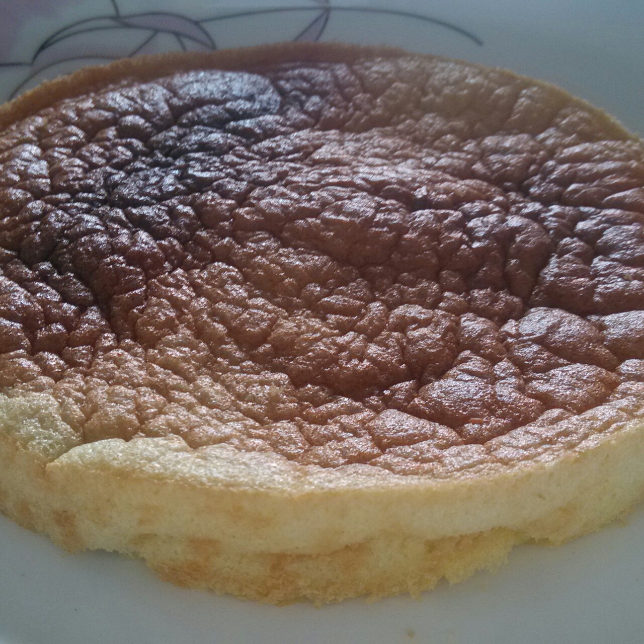 6寸原味戚风蛋糕