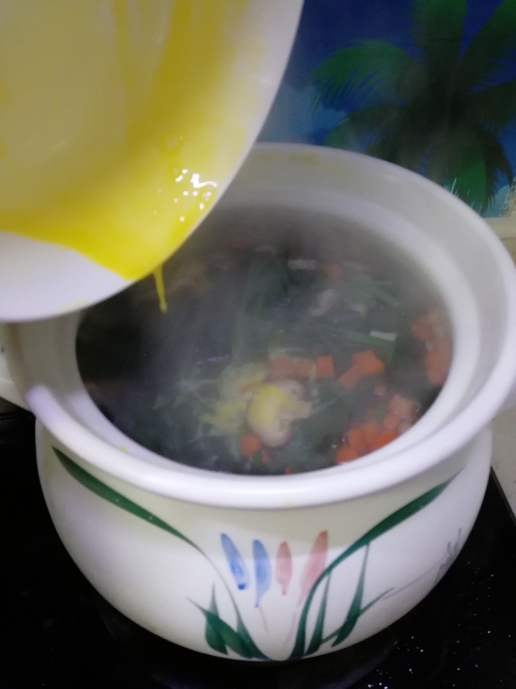 可乐鸡翅配芙蓉蔬菜汤的做法 步骤8