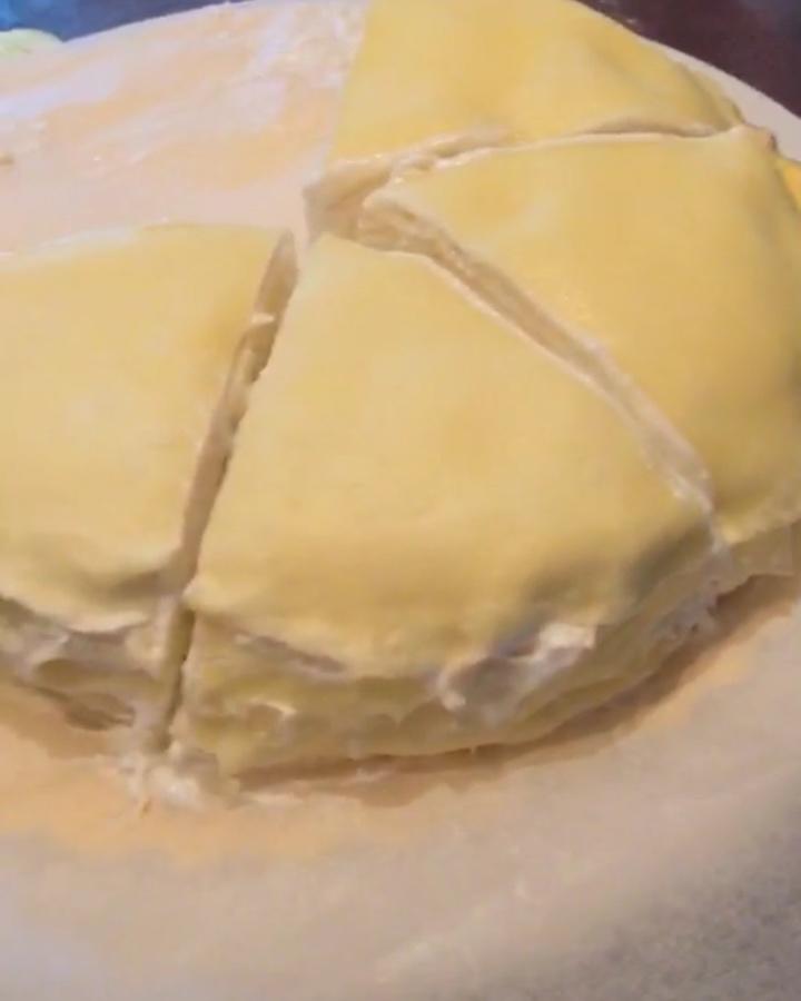 榴莲千层（超软糯蛋皮配方٩( ᐛ )و