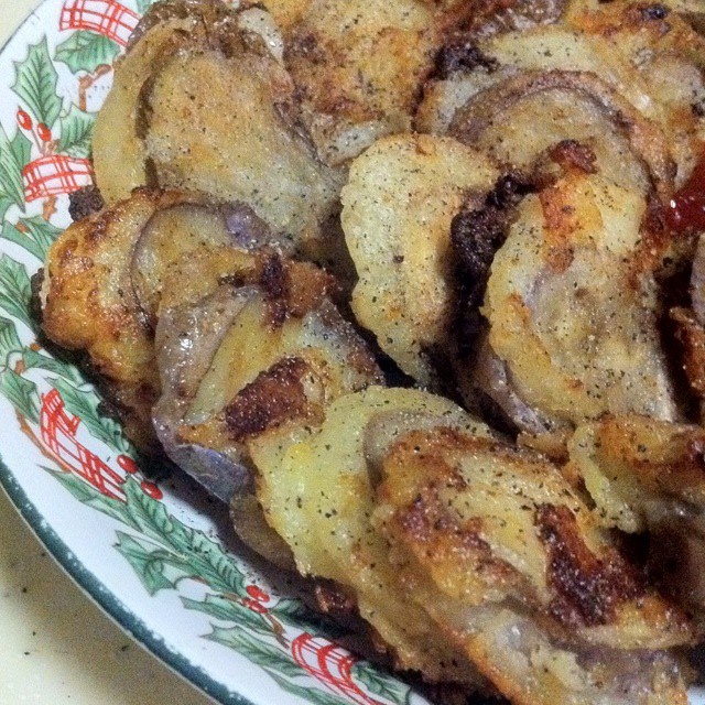 香煎土豆泥茄盒