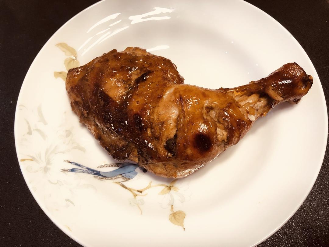 【蜜汁蒜香烤鸡大腿的做法步骤图,怎么做好吃】宁宁君_下厨房