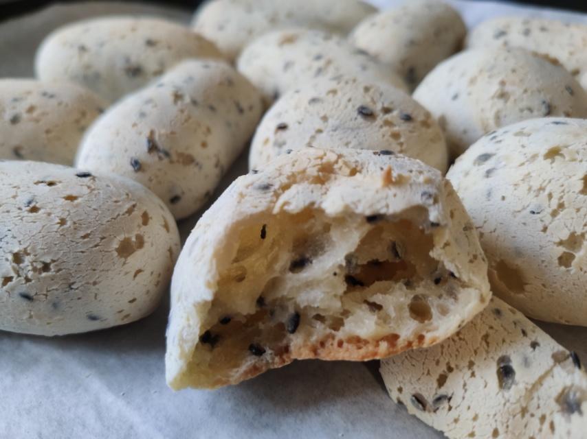 不用预拌粉的手指麻薯包💯成功