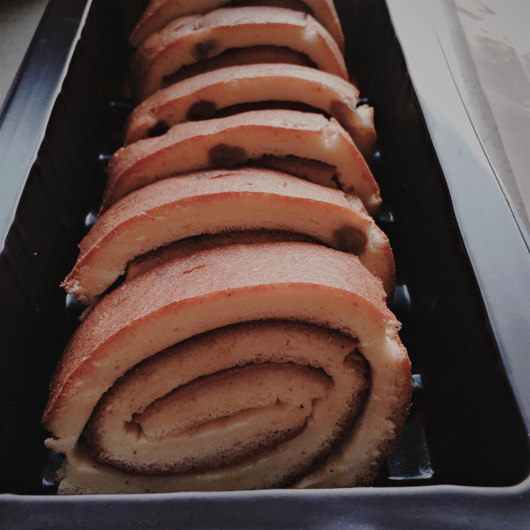 几分甜香芋奶冻卷/卷不裂配方+新鲜香芋奶油+入口即化奶冻/烘焙视频蛋糕篇7「薄卷」