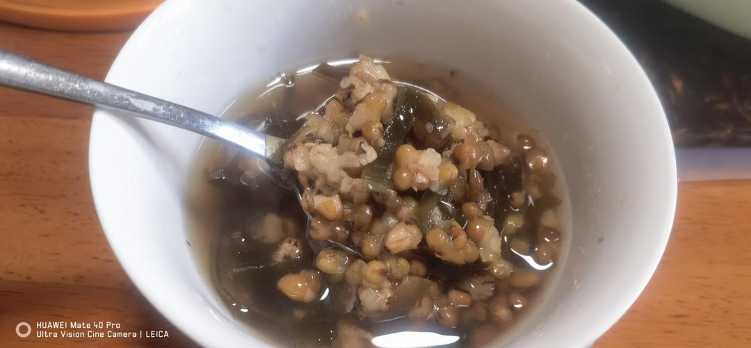 海带绿豆糖水