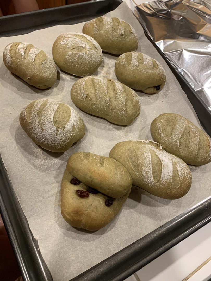 抹茶麻薯全麦软欧