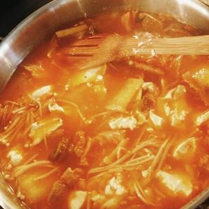 韩式泡菜汤(可做火锅)的做法 步骤16