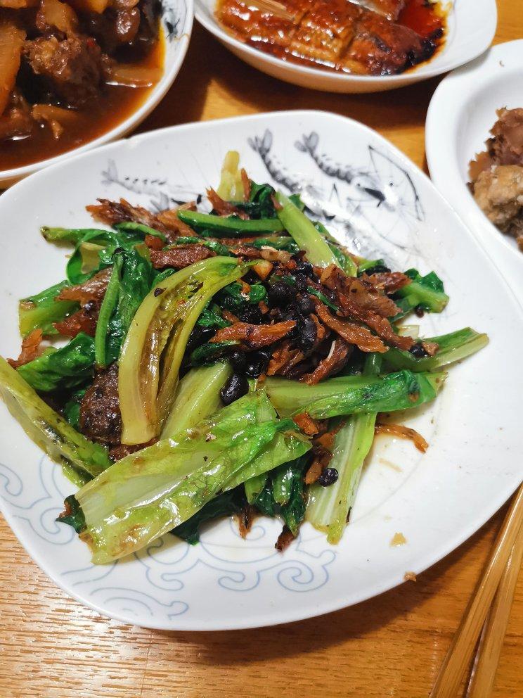 豆豉鲮鱼油麦菜