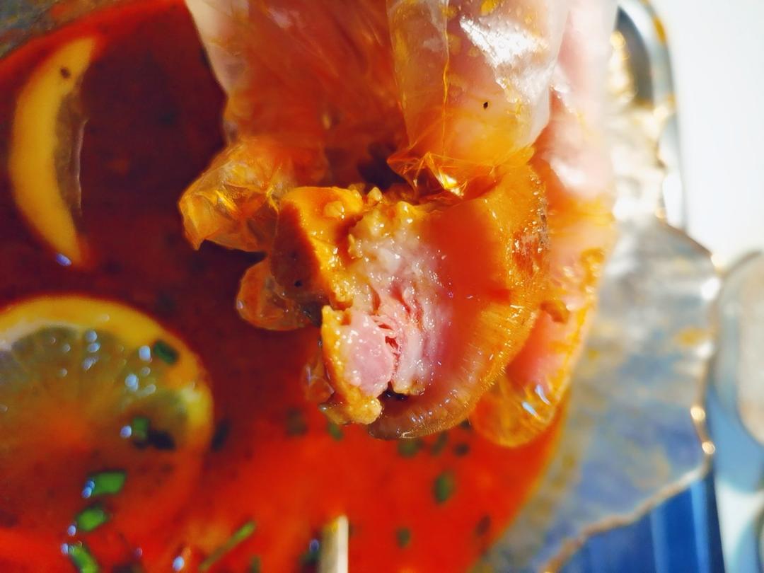 咖喱羊肉配香煎馒头片