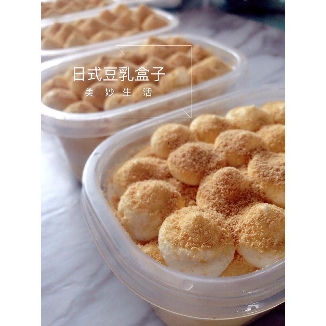 网红日式豆乳盒子蛋糕