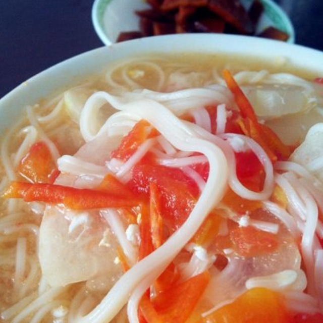 董太的私方菜--韭菜西红柿面条