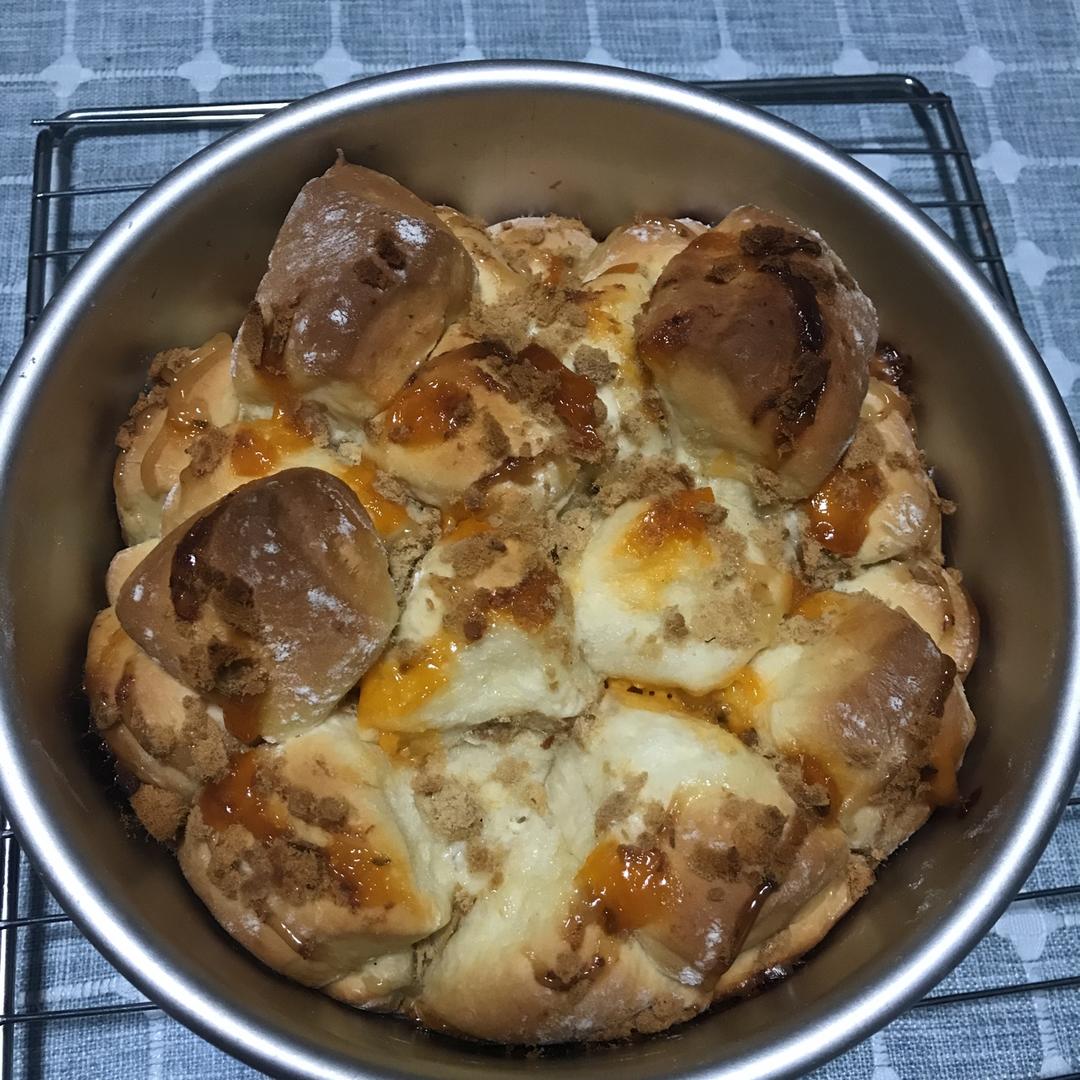 肉松手撕面包—超软会爆浆的面包哟