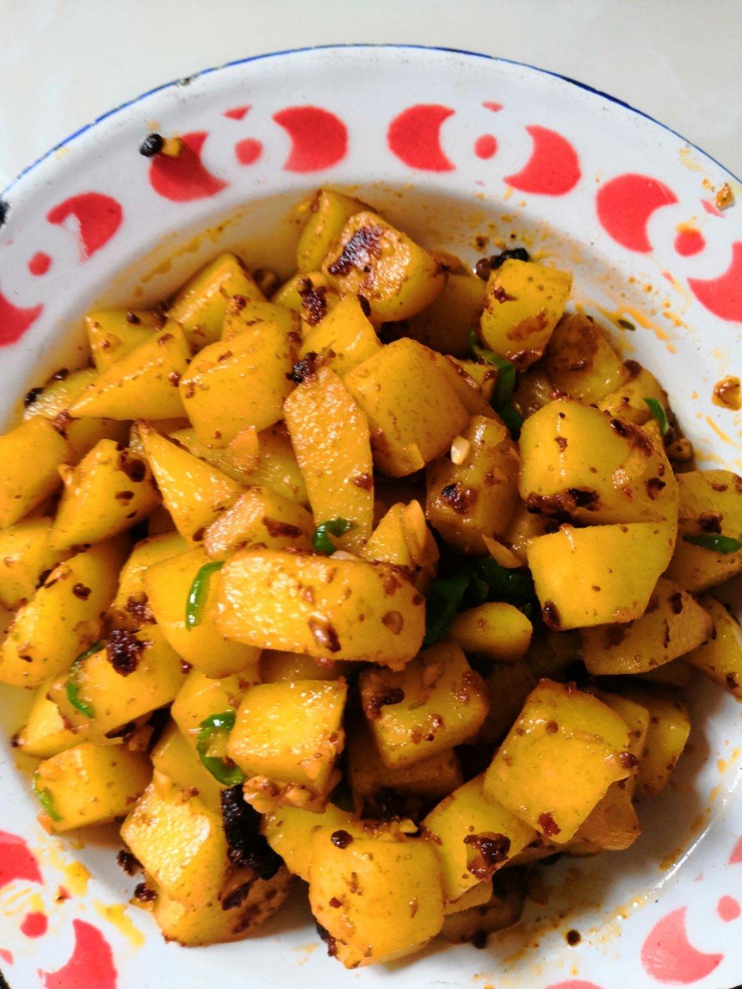 香辣孜然土豆丁