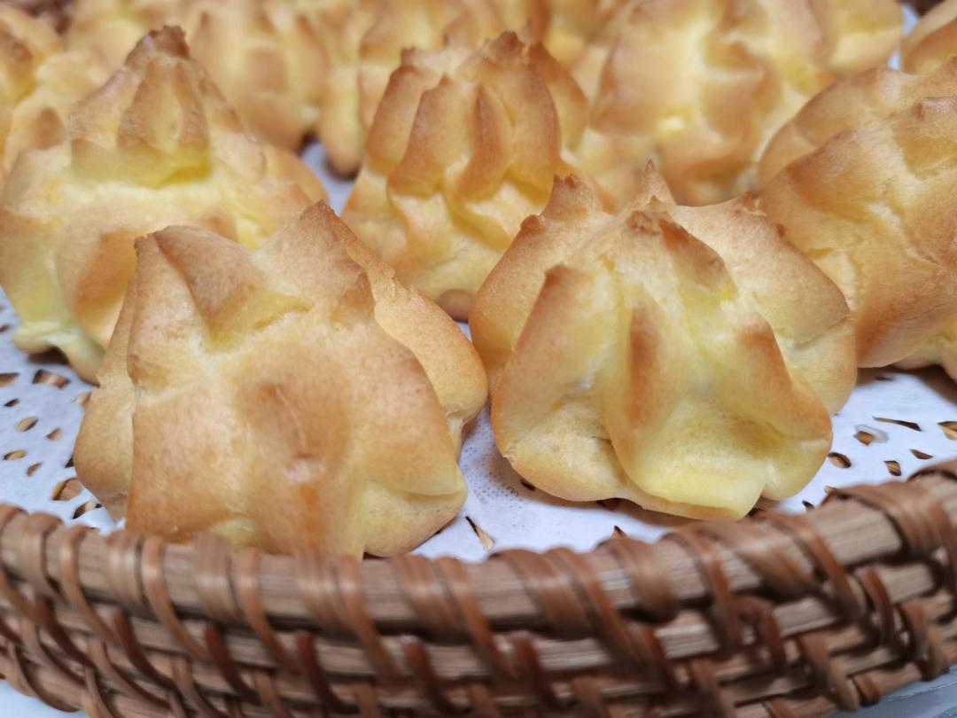 奶油小泡芙，容易做，成功率极高～