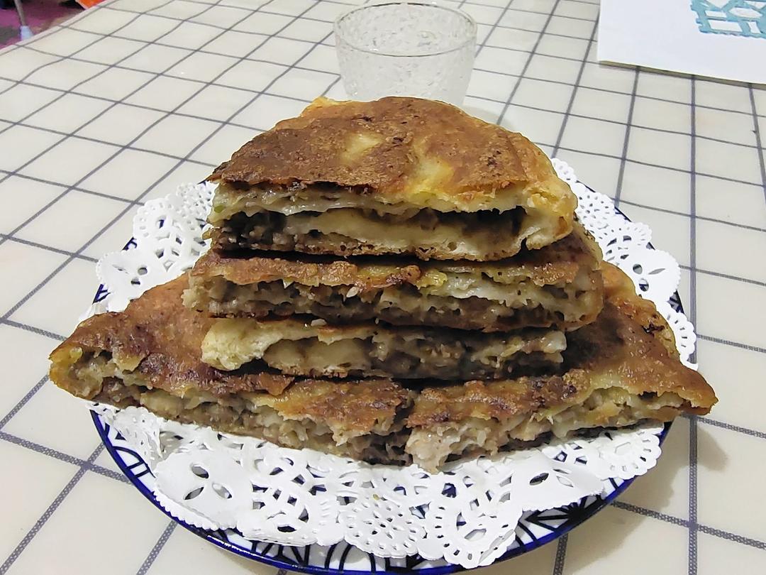 千层肉饼