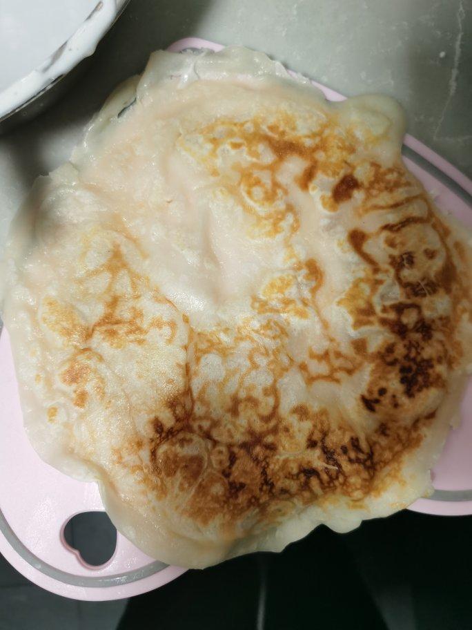 菜鸟也会的糯米粉煎饼