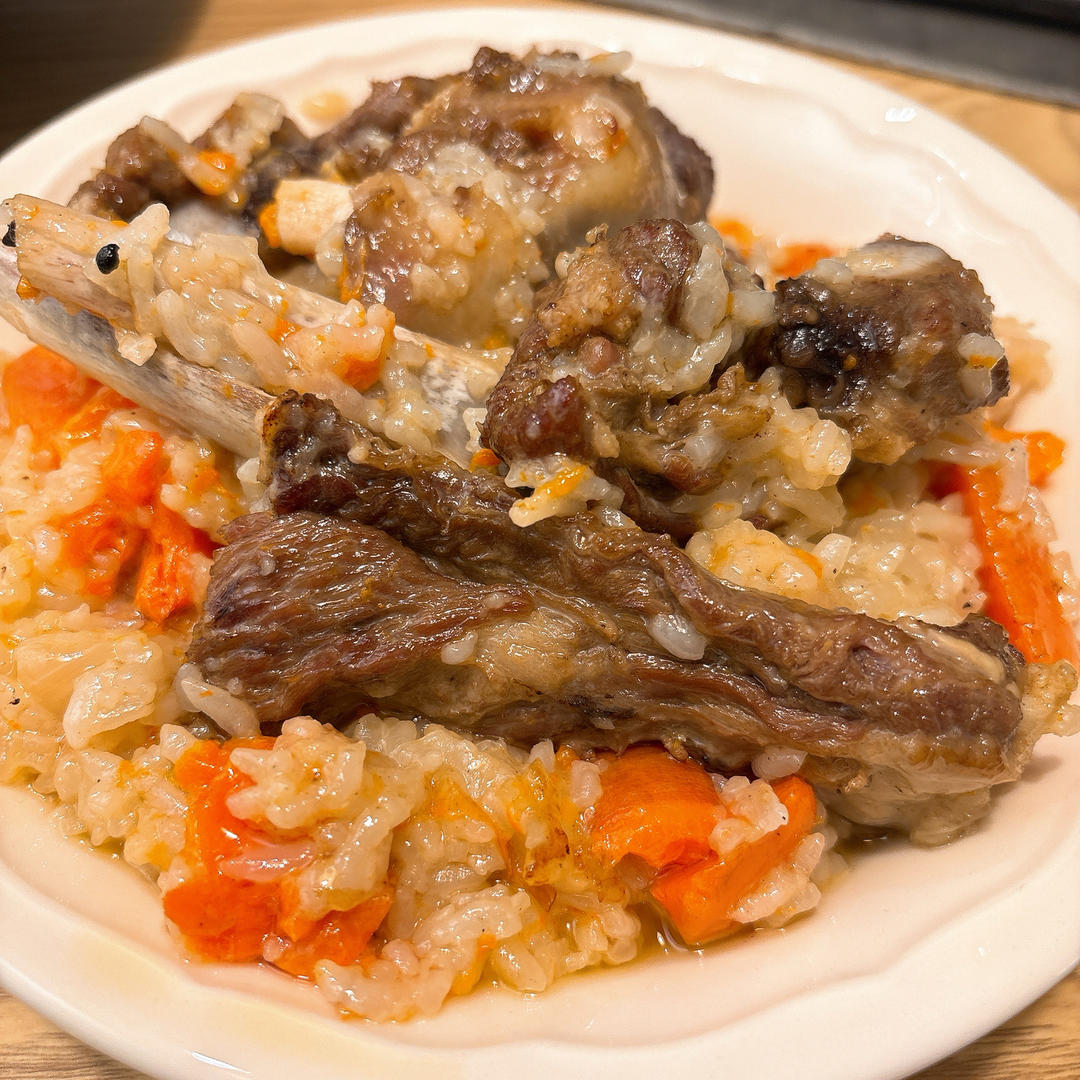 新疆羊排抓饭（出锅后米粒分明的秘密）