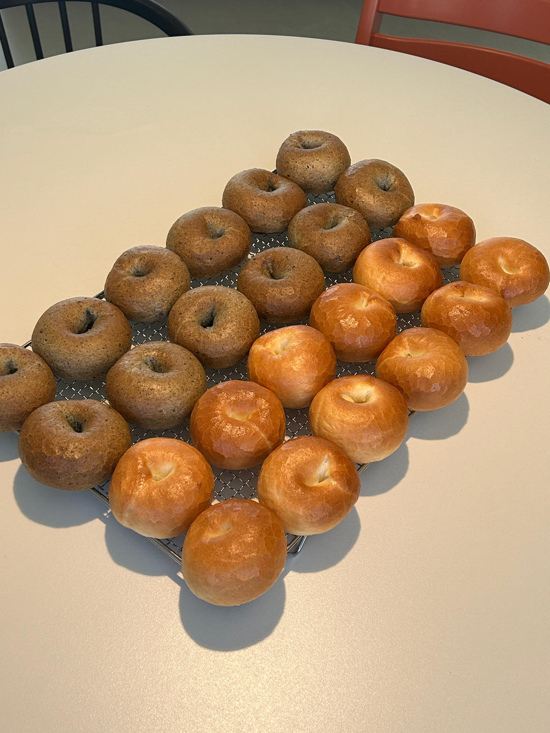 无油低糖黑芝麻贝果