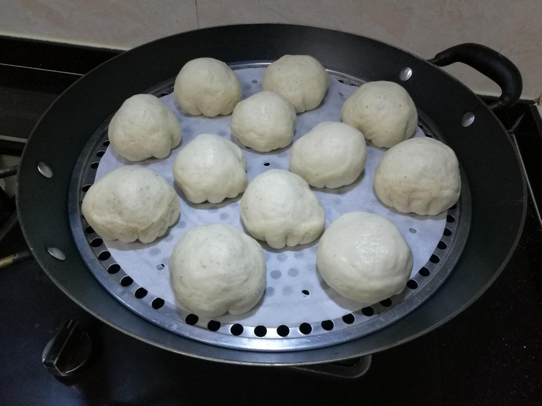 纯手工奶香馒头【无泡打粉，无添加】