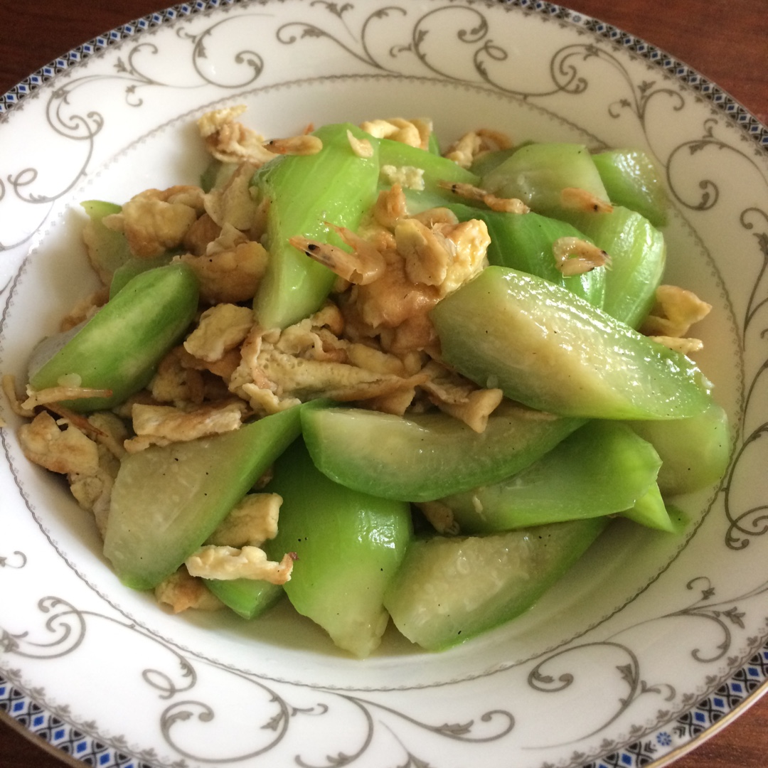 鸡蛋烩丝瓜