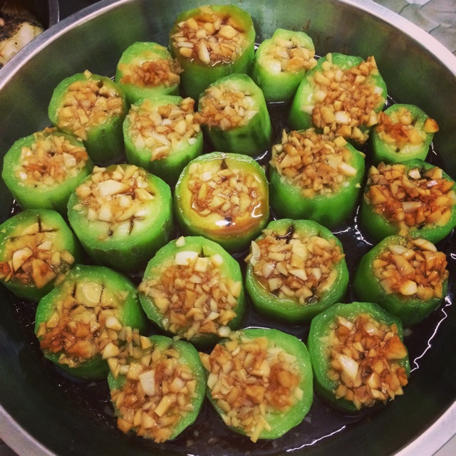 蒜蓉蒸丝瓜