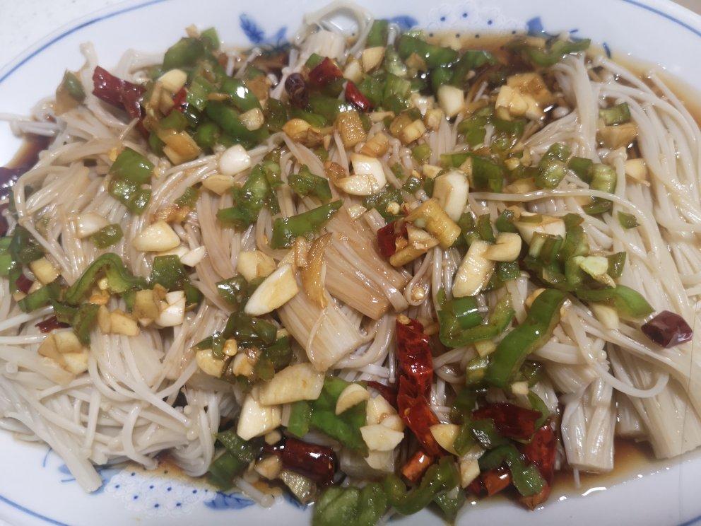 凉拌金针菇
