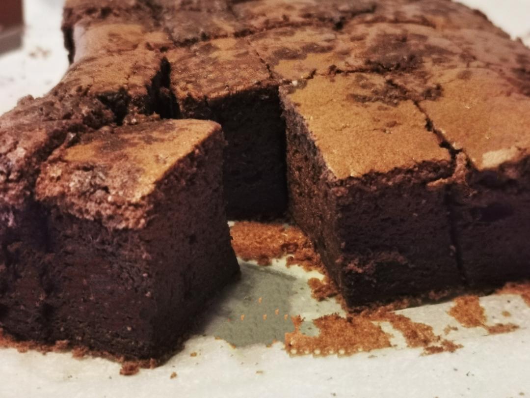 巧克力烫面古早蛋糕