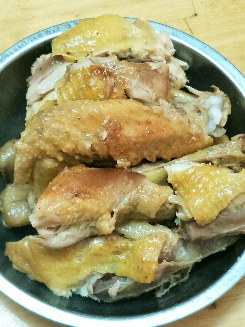 电饭锅盐焗鸡