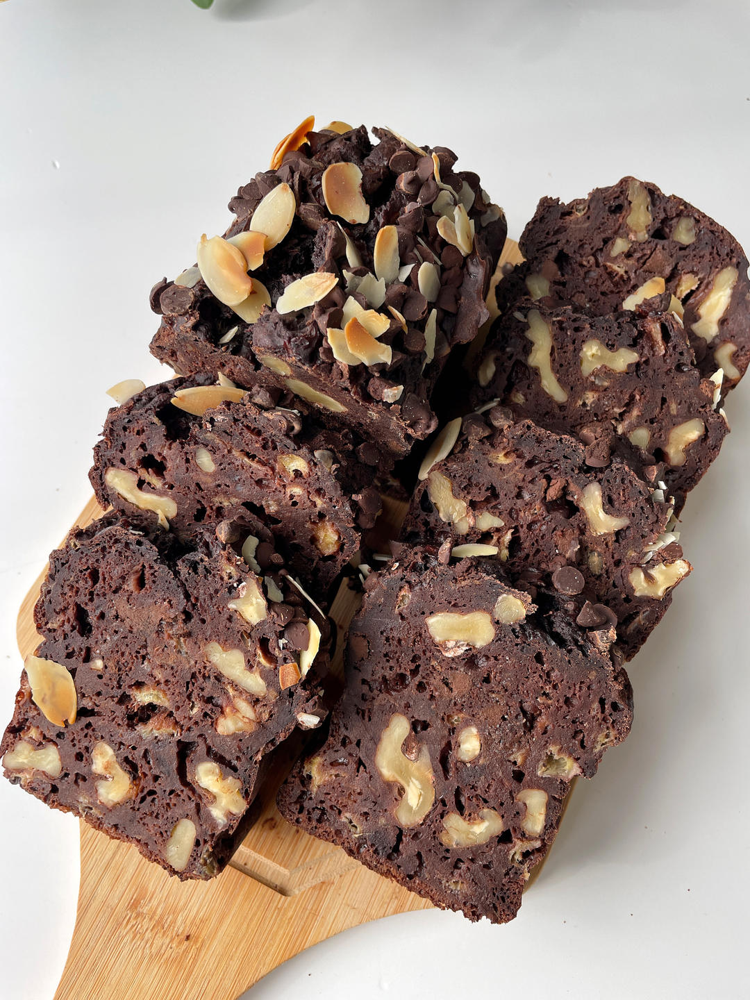 好吃不胖0难度‼️低卡香蕉巧克力磅蛋糕的做法