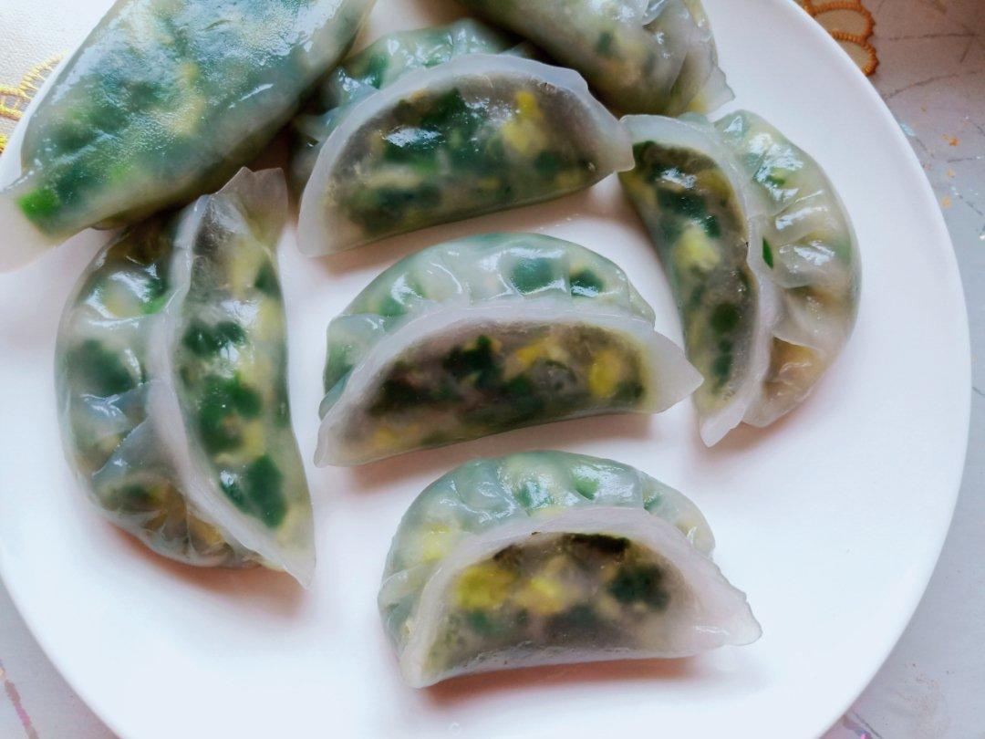 鲜虾青菜水晶饺【曼食慢语】