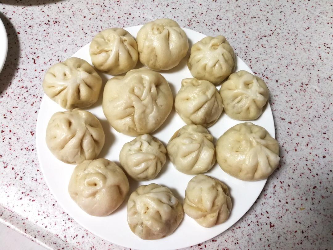 手工包子（肚脐包）