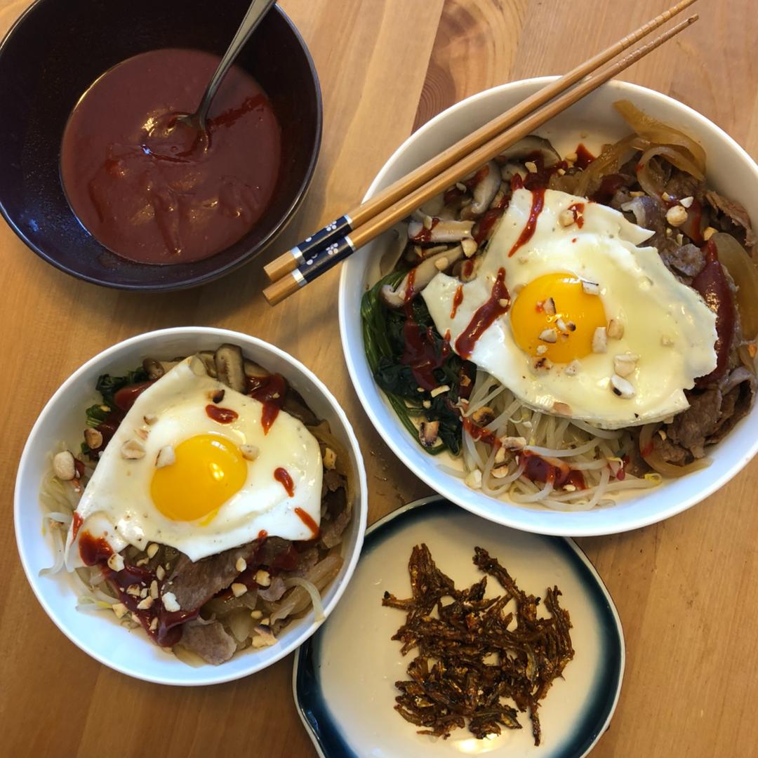 不用石锅的韩式拌饭