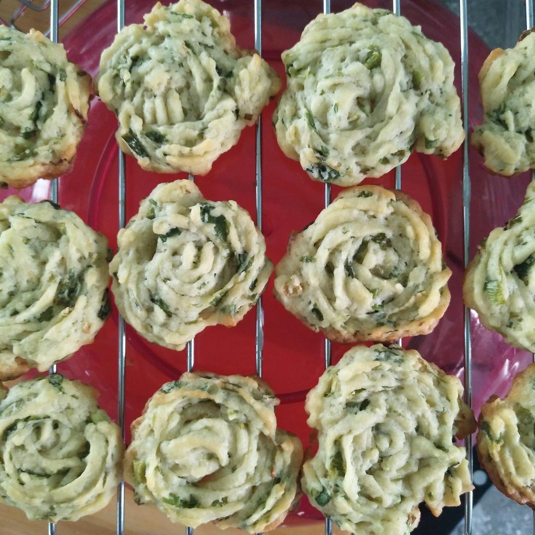 葱香曲奇——酥脆的咸味饼干