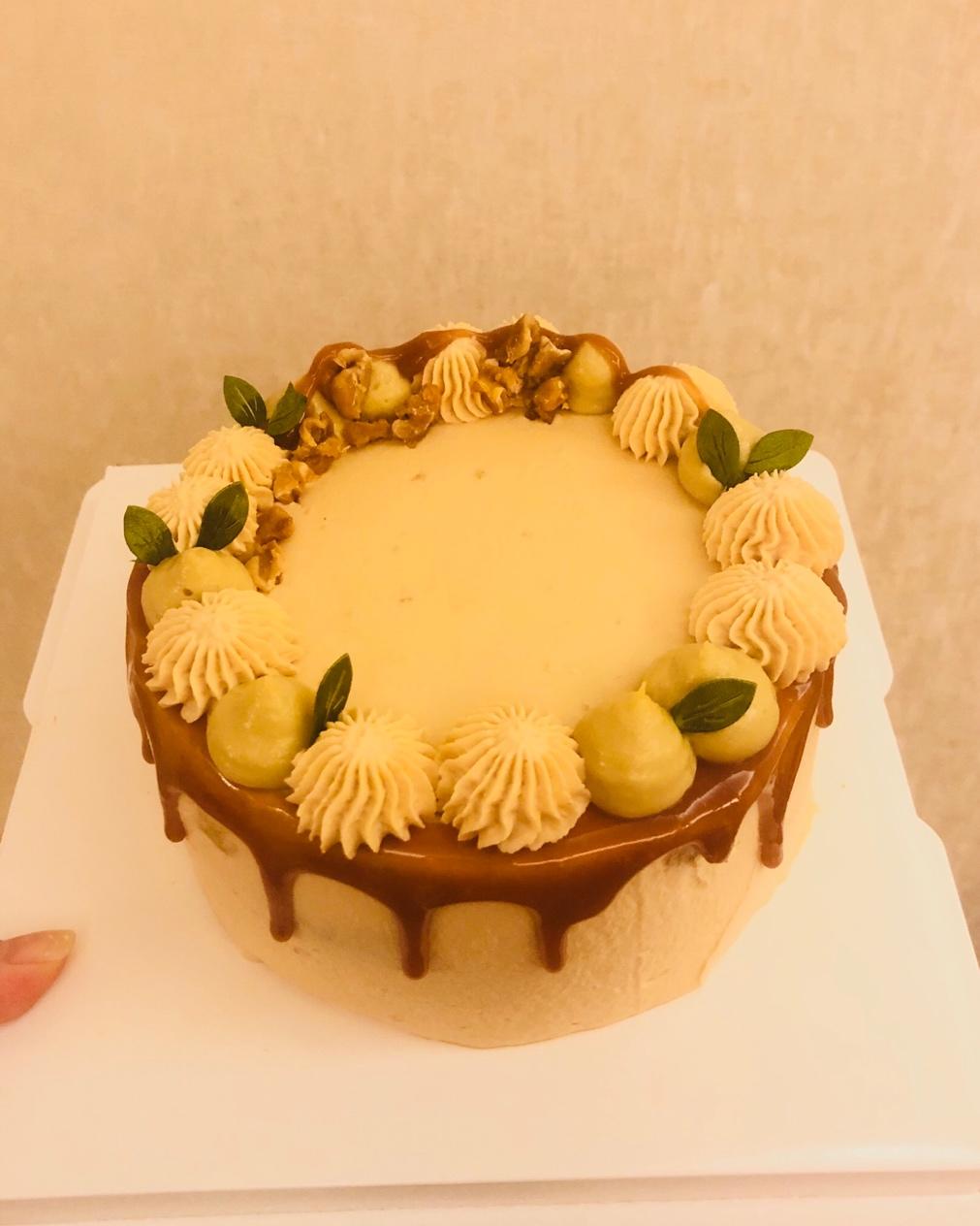 绝配焦糖咖啡奶油蛋糕（6寸）