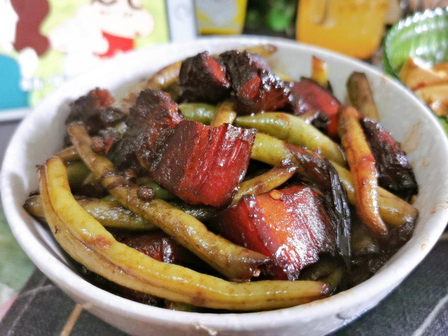 红烧肉炖豆角（绝对下饭）