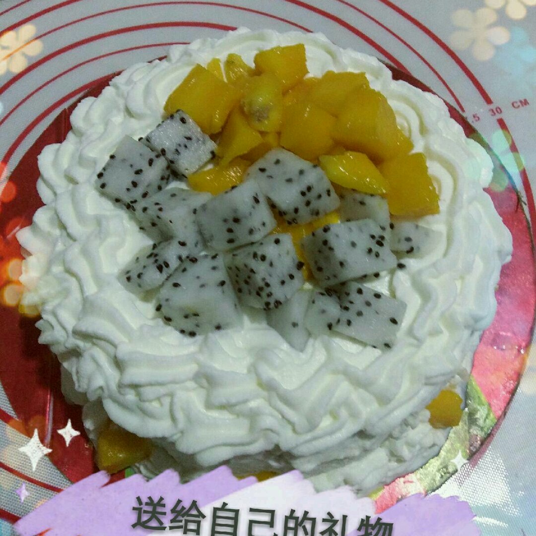 六寸戚风蛋糕