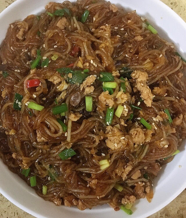 蚂蚁上树——肉末粉条的完美结合