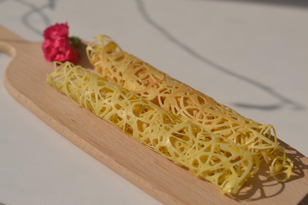 高颜值鸡蛋蕾丝网饼