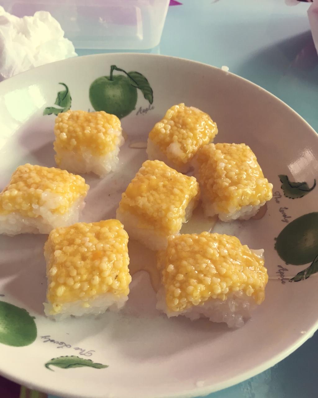 爱吃的萍做的西贝小米凉糕