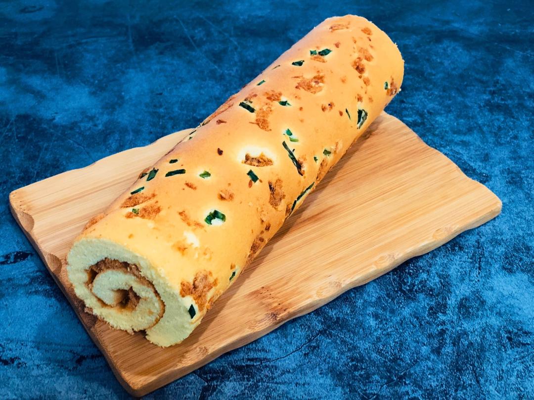 葱香肉松卷（不垫纸少油版）