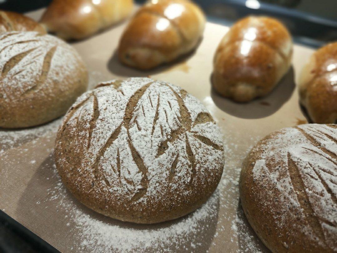 香肠（培根）芝士面包-老面版