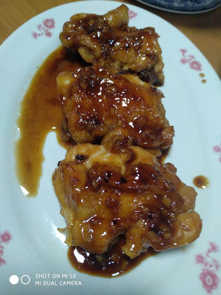 蒜香蜂蜜鸡腿饭