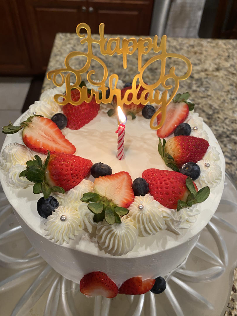 草莓蛋糕（自制草莓酱）