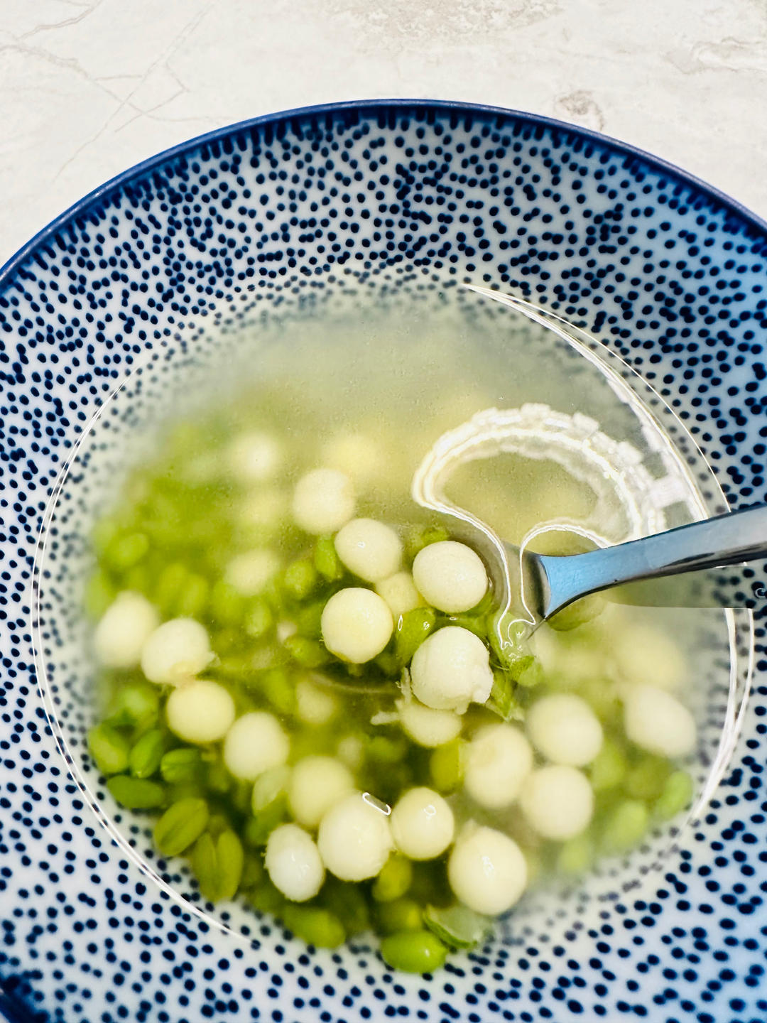 鲜芡实青麦仁糖水