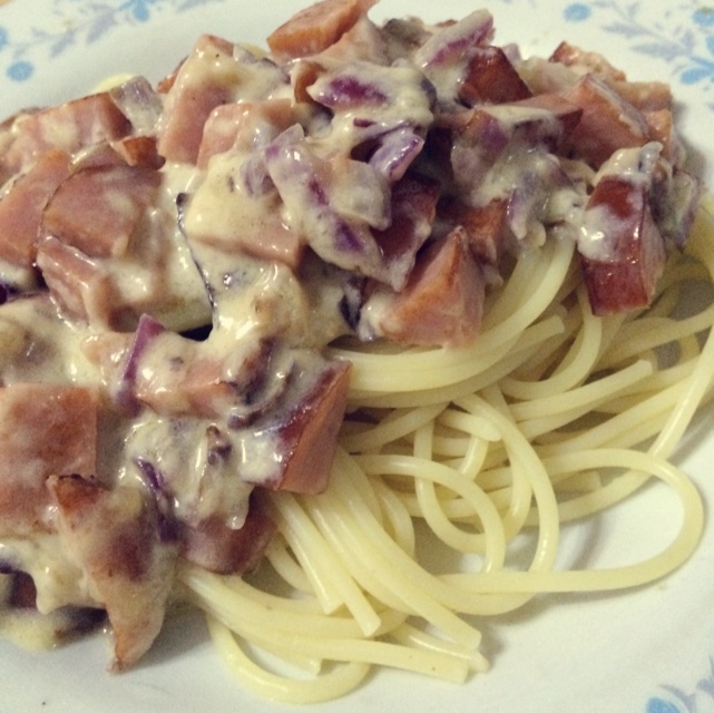 超简单的奶汁培根意面Carbonara