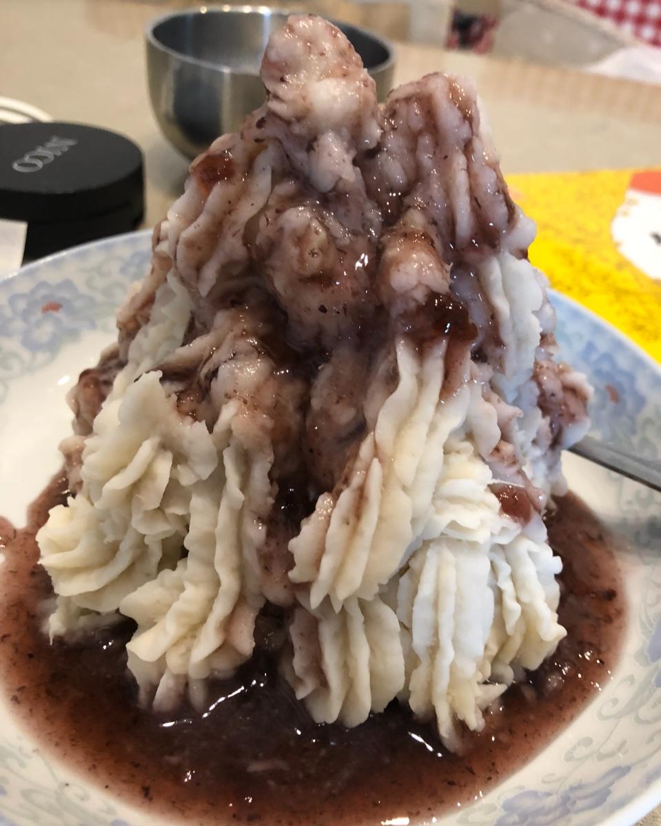 蓝莓山药泥
